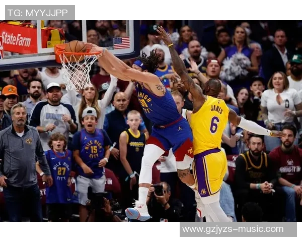 2020年西部决赛首战湖人与掘金的激烈较量第四节精彩回顾